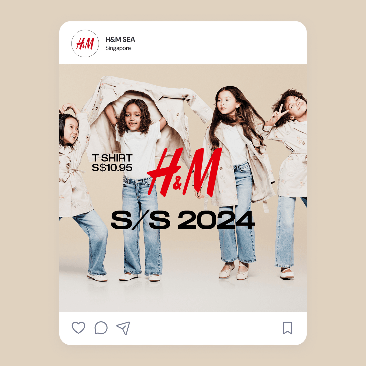 H&M SS24 — social key visual