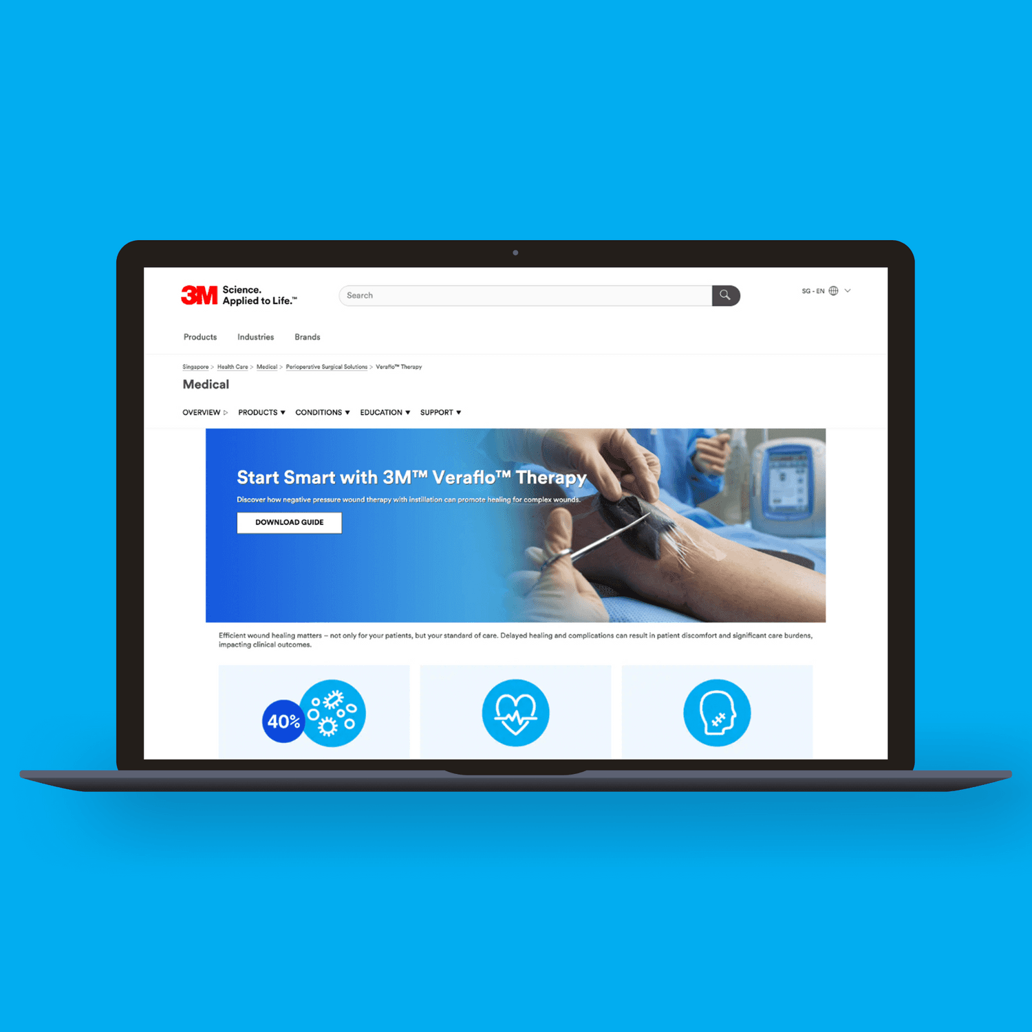 3M — Veraflo therapy landing page